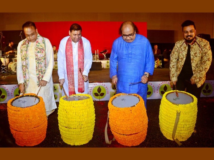 Chaltabagan Durga Puja festivities take off amid dance and drum beats