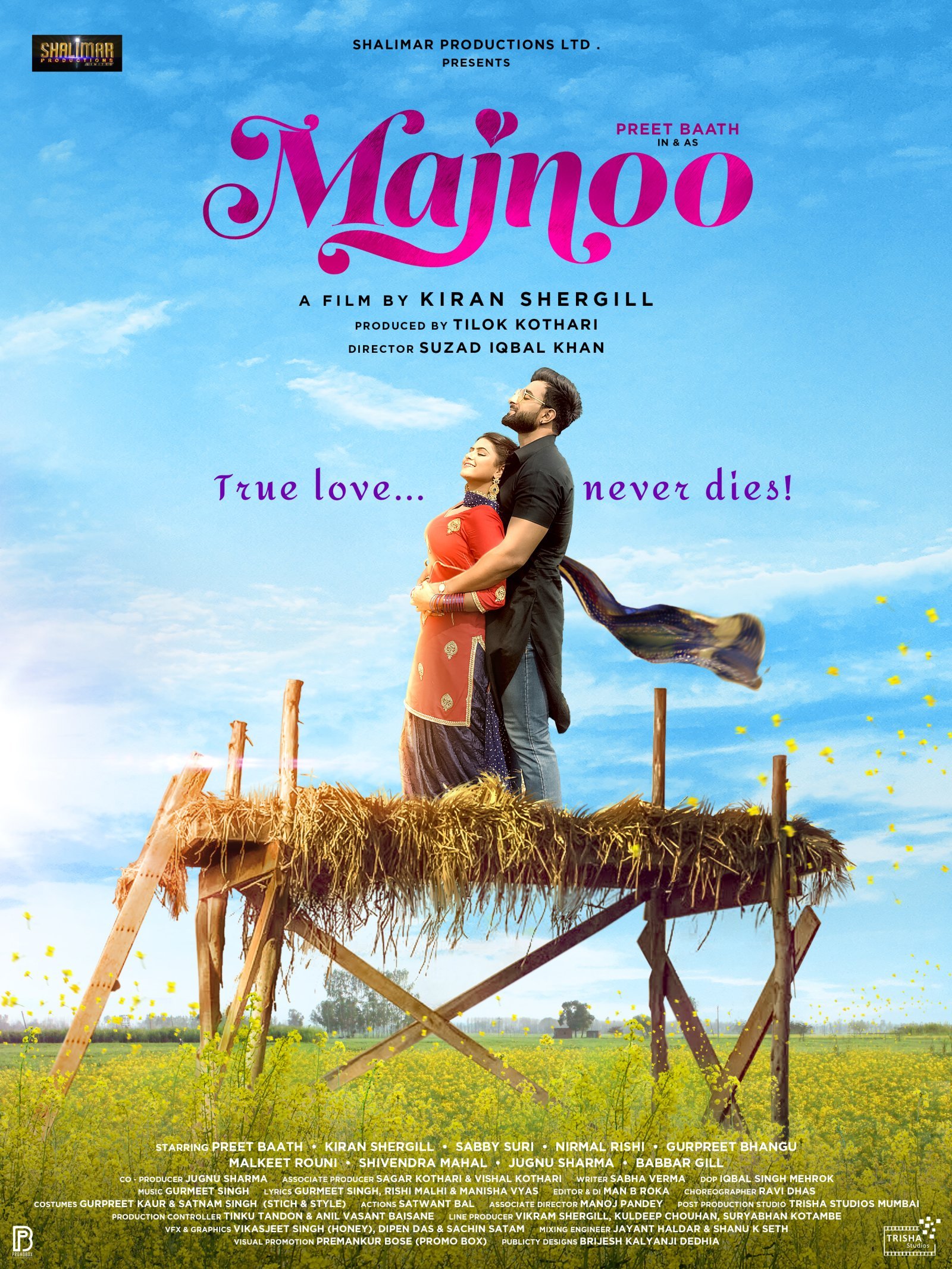 'Shalimar Production Limited Unveils the Romantic Saga 'Majnoo' with a Heartwarming First Look Reveal'