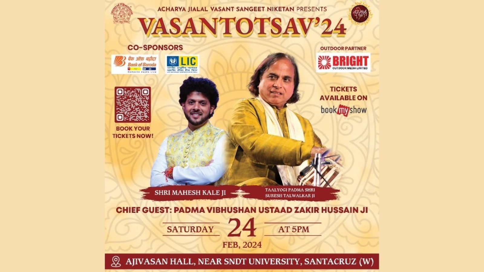 Vasantotsav 2024: A Harmonious Tribute to Acharya Jialal Vasant Ji and Musical Excellence