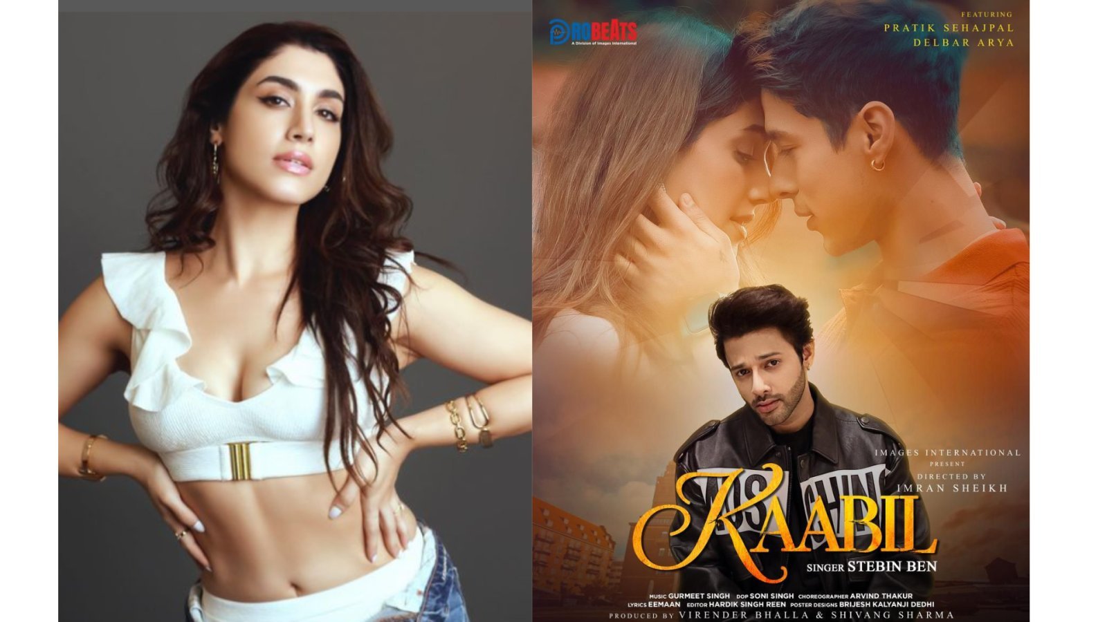 Delbar Arya and Pratik Sehajpal Bring us the Heartbreak Anthem of the Year 'KAABIL' with Stebin Ben's Voice - Check the Poster Now