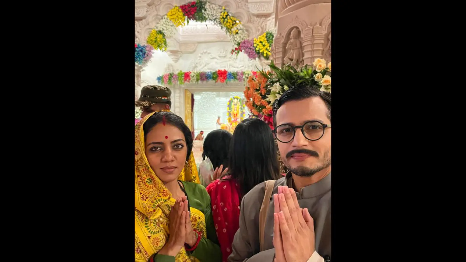 AndTV’s Atal leads – Neha Joshi and Ashutosh Kulkarni visited Ram Mandir in Ayodhya ahead of Ram Navami celebrations