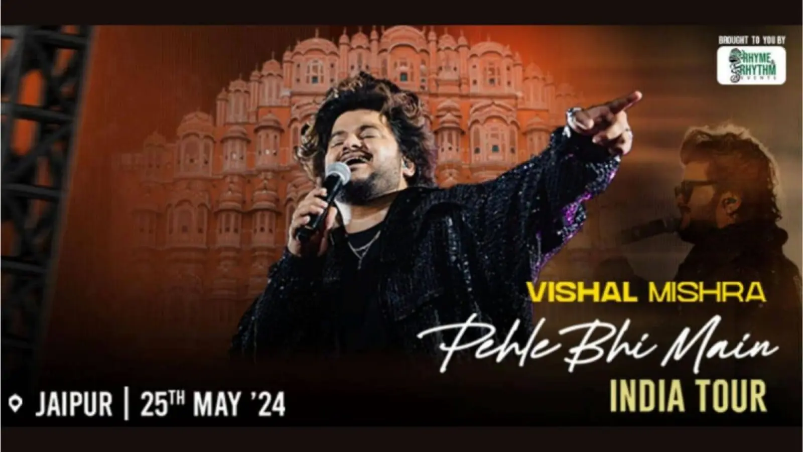 Vishal Mishra to Headline First-Ever Live Concert in Jaipur as Part of 'Pehle Bhi Main'India Tour