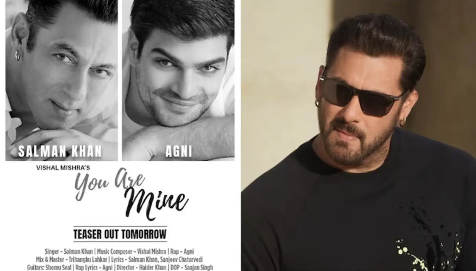 Salman Khan's new song You Are Mine's teaser released will be a perfect pair with nephew Ayaan Agnihotri'