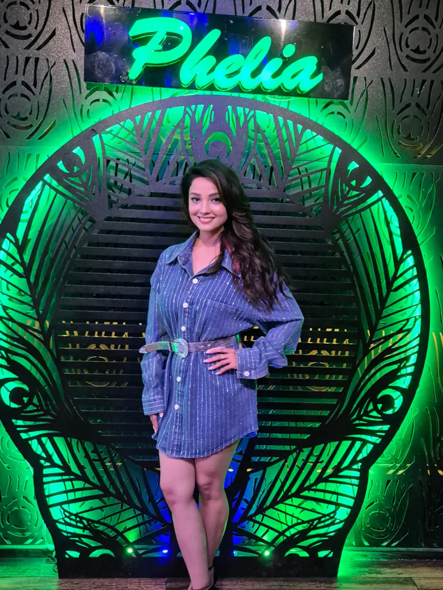 Glam Alert: Adaa Khan's Bling Outfit Steals the Spotlight at Phelia Lounge