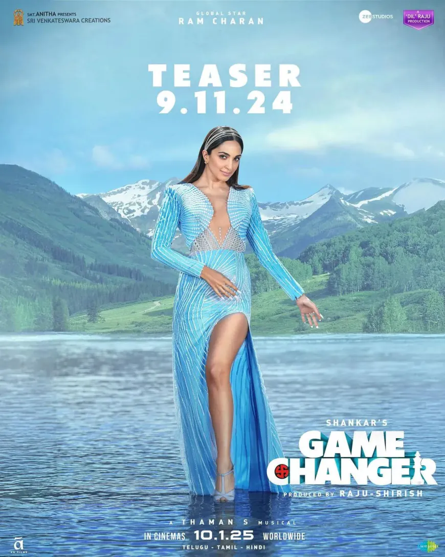 Poster of Kiara Advani's upcoming film 'Game Changer' came out