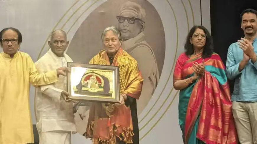 Ustad Amjad Ali Khan honored at Laxminarayan Global Music Awards, see photos