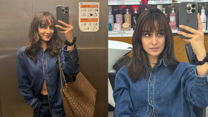 Shraddha Kapoor Turns Heads with Her Stylish Fringe Haircut