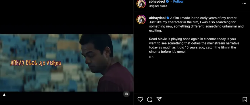 Abhay Deol's 15-year-old film released again, the actor shared the trailer and said this